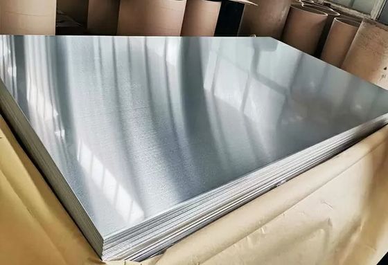 Kelembaban paduan 2mm Lembar aluminium ASTM 5754 Tahan korosi yang baik